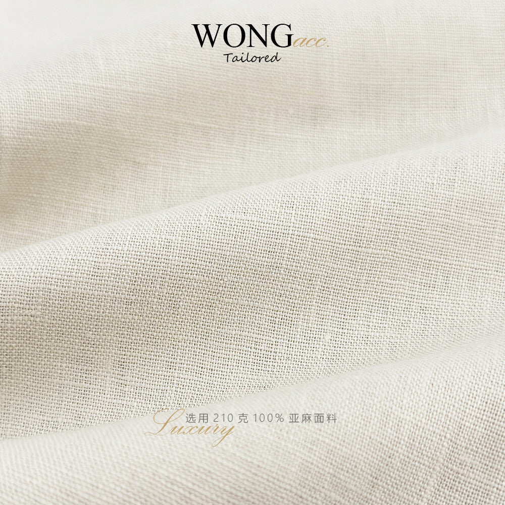 Pure Linen Italian-Style Trousers