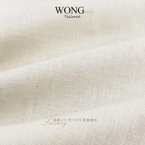 Pure Linen Italian-Style Trousers